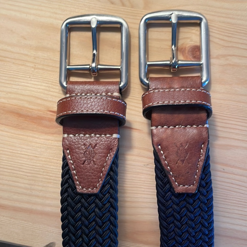 Martin Dingman Newport Stretch Belts (2) - Size 32